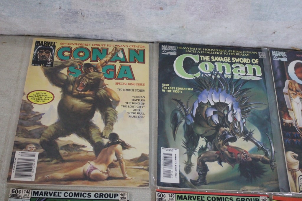 22 Vintage Marvel Conan Barbarian Comic Books - 2
