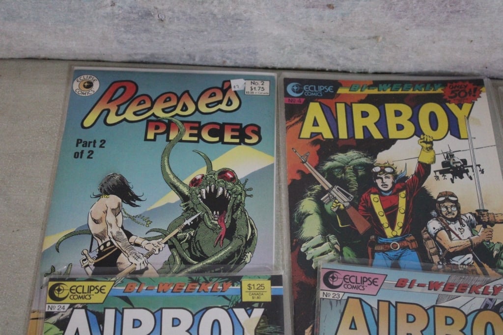 24 Eclipse Air Boy & Reese's Pieces Comic Books - 2