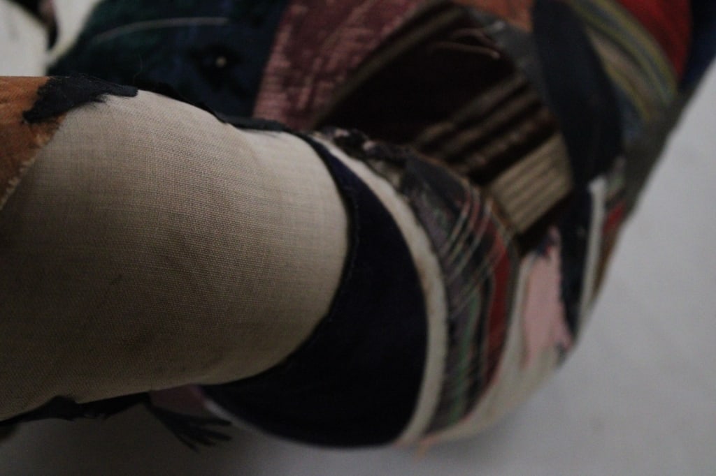 Primitive Crazy Quilt Patchwork Teddy Bear - 11