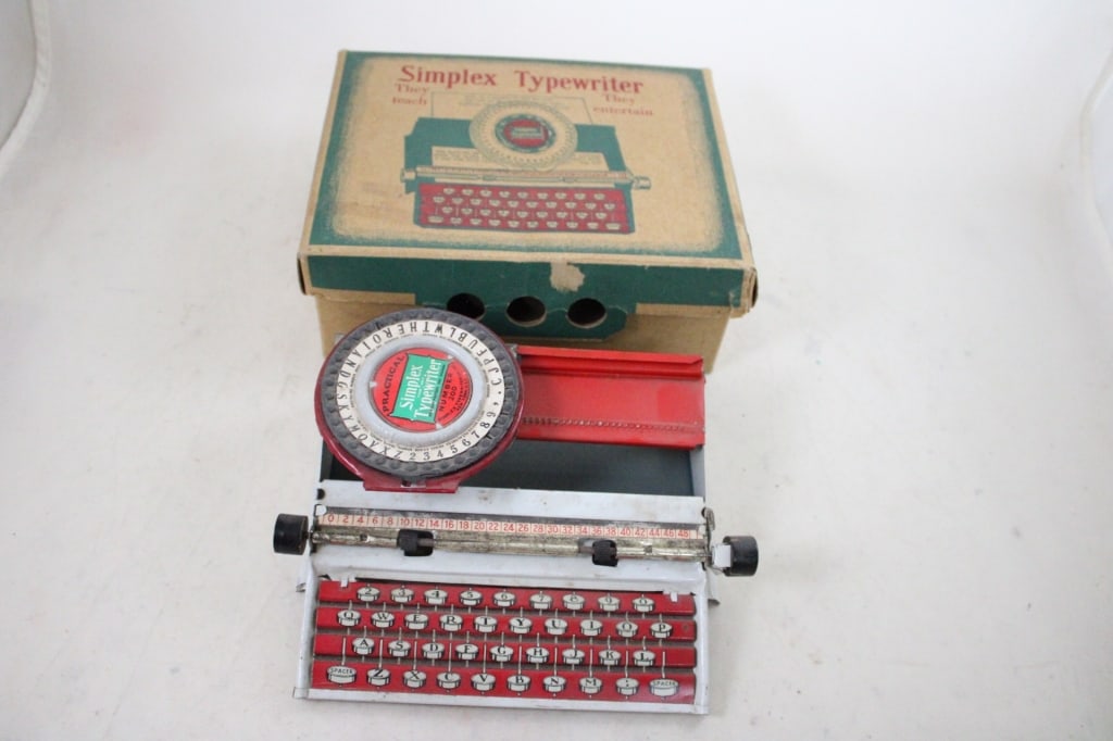 Vintage Simplex Typewriter in Original Box (1 of 13)