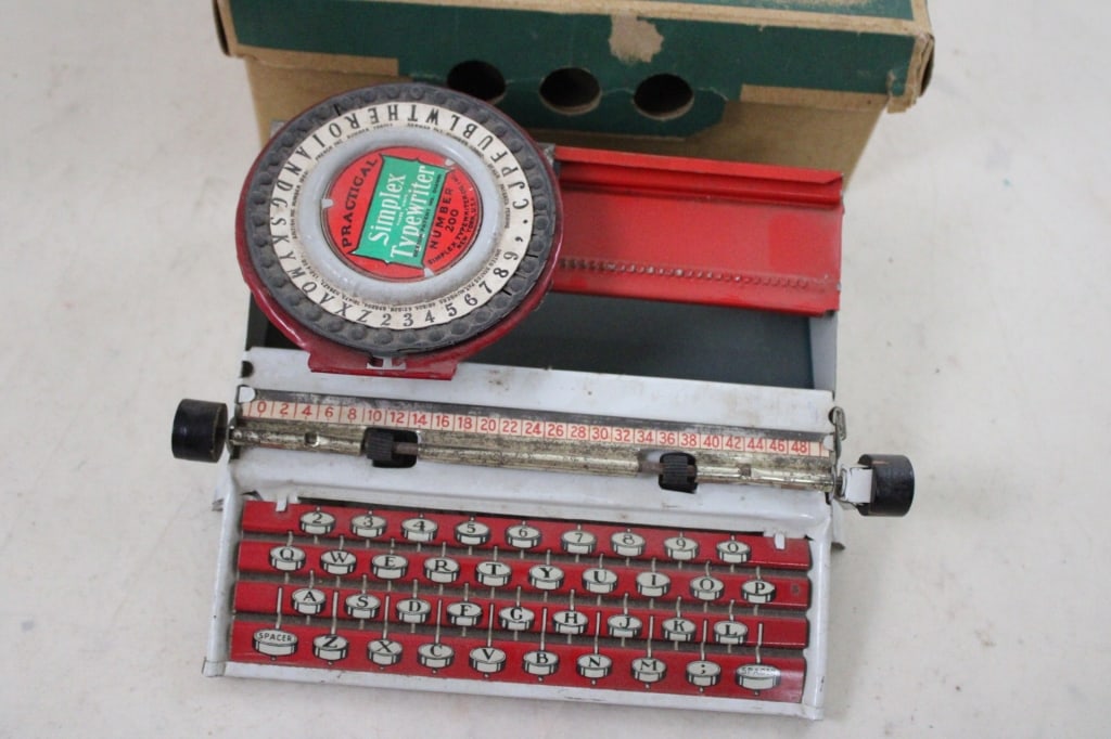 Vintage Simplex Typewriter in Original Box - 2