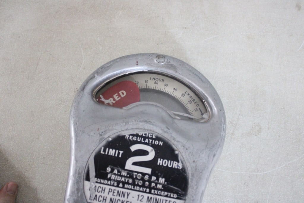 Park-O-Meter Vintage Parking Meter NO KEY - 6