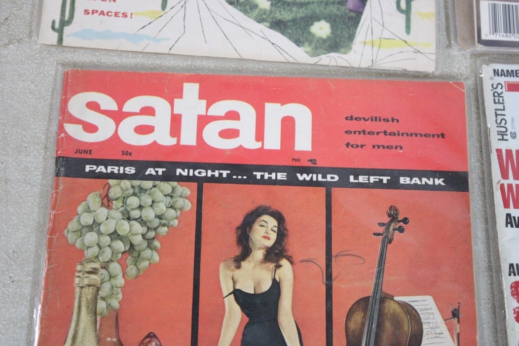 4 Risque Nude Magazines- Monsieur, Satan & Others - 7