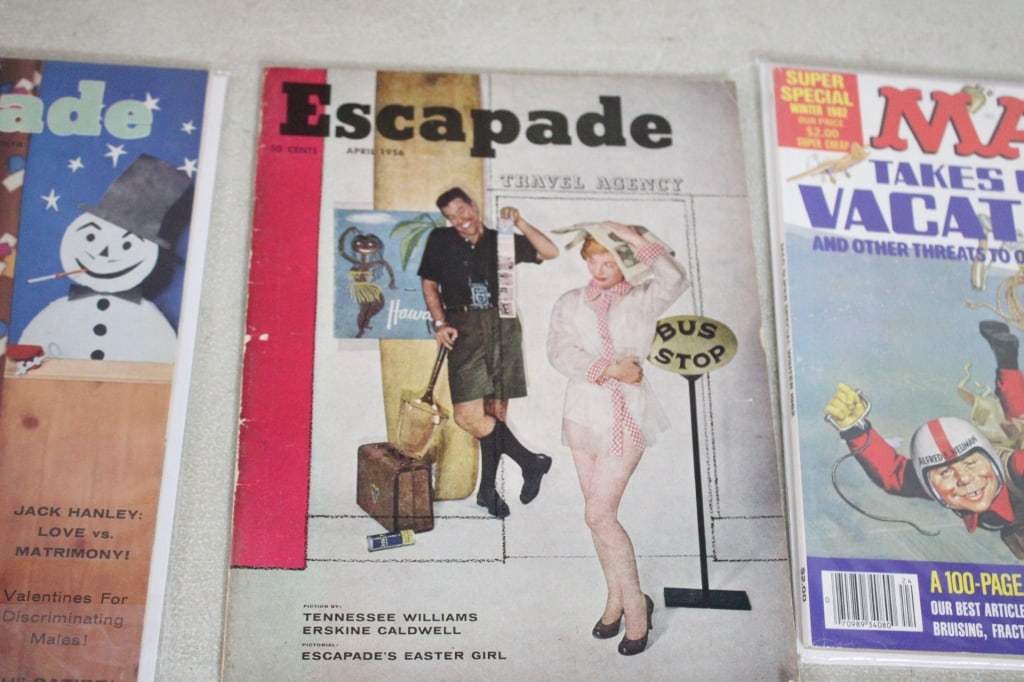 4 Risque Pinup Beau, Escapade, 3 Mad Magazines - 7