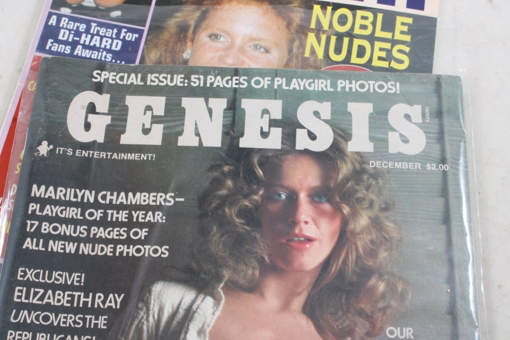 2 Nude Risque Magazines- Genesis, Celebrity Sleuth - 3
