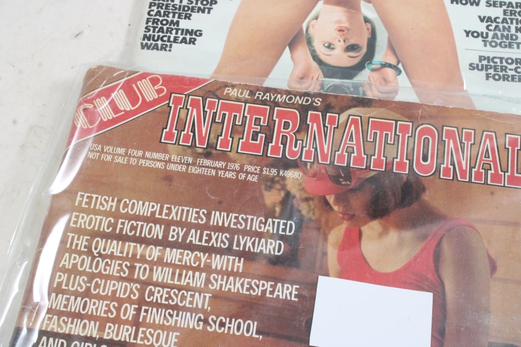 5 Adult Risque Nude Magazines 1960's, 70's, 80's - 9