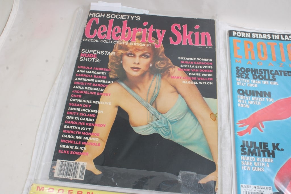 4 Adult Nude Risque Magazines- Marilyn Monroe - 2