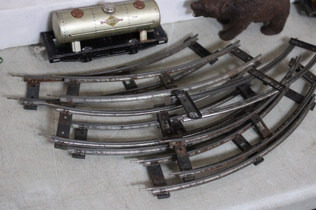 Road Riggs Set, Train Cars, Track, Marx Figures - 7