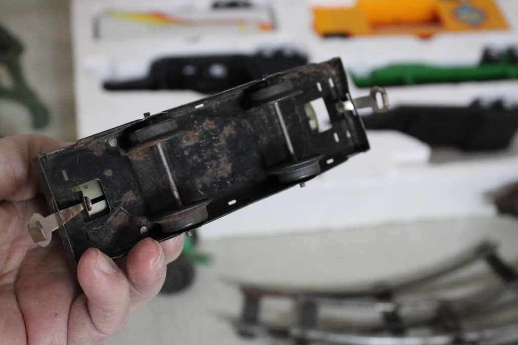 Road Riggs Set, Train Cars, Track, Marx Figures - 9