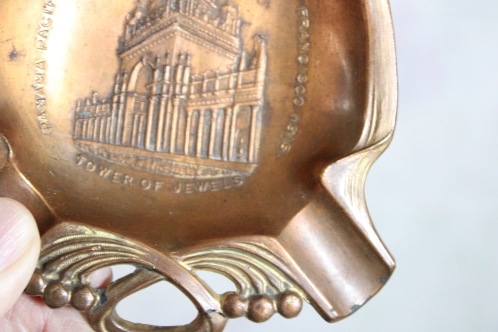 Lantern, Burners & Stand, 1915 Panama Expo Ashtray - 13