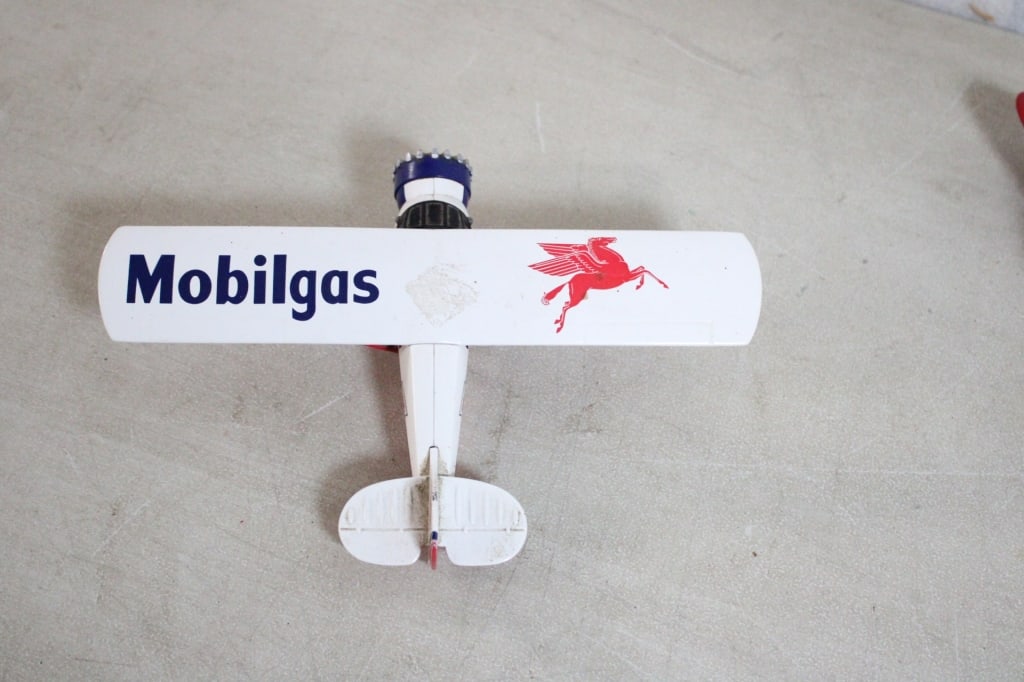 3 Airplanes, Locomotive, Tin Friction Japan Car - 16