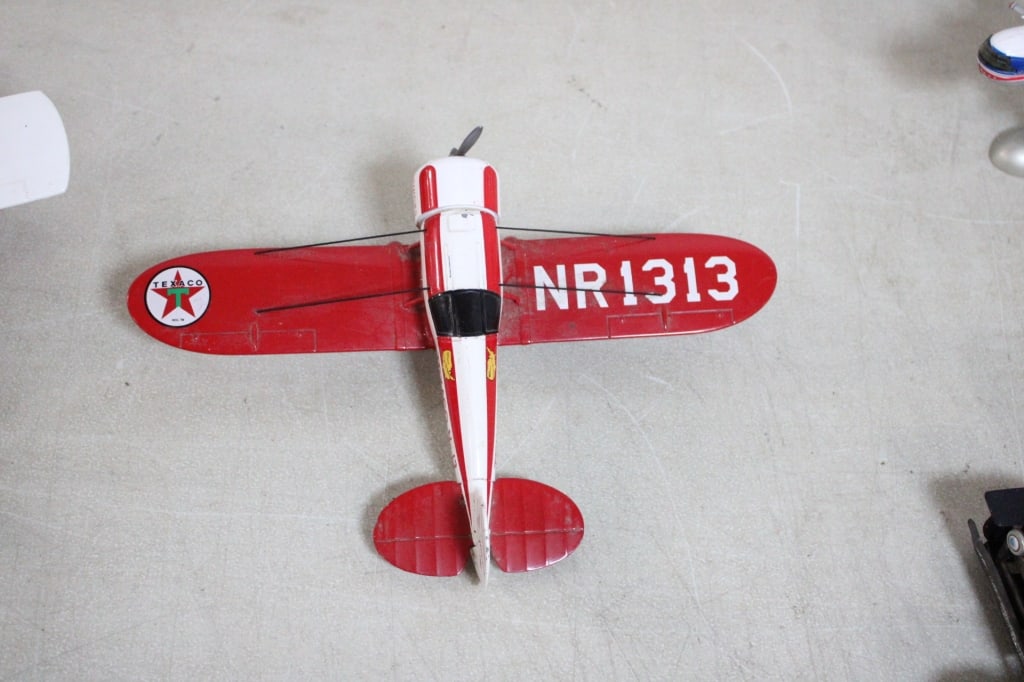 3 Airplanes, Locomotive, Tin Friction Japan Car - 18