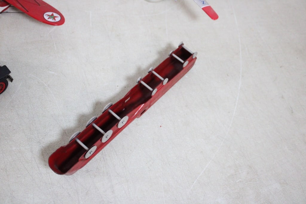 3 Airplanes, Locomotive, Tin Friction Japan Car - 5