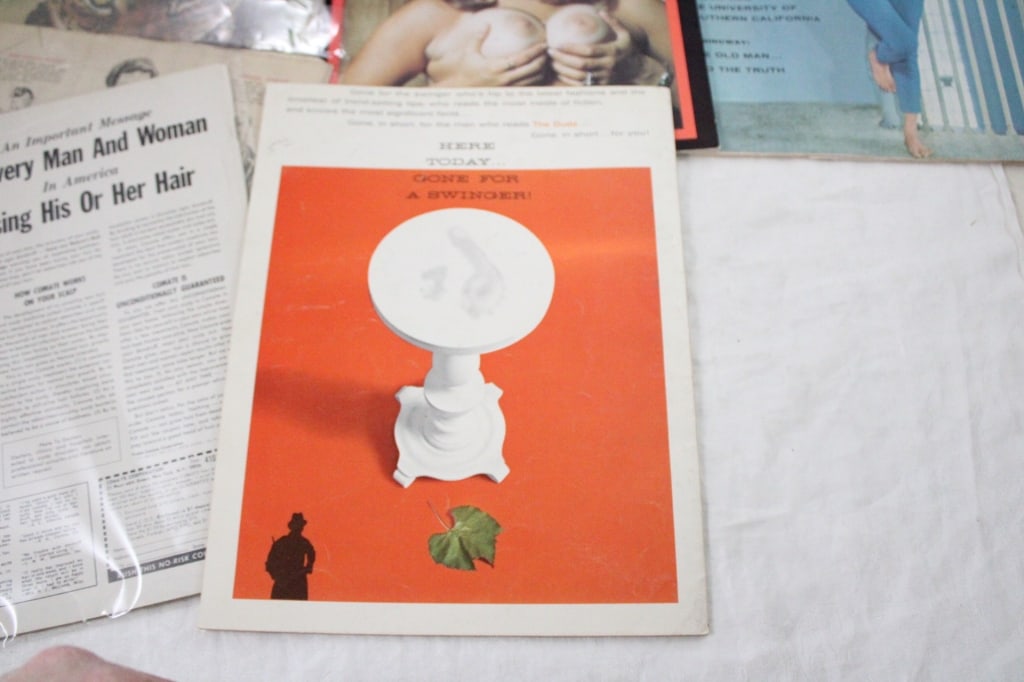 8 Risque Nude Men's Magazines - 8