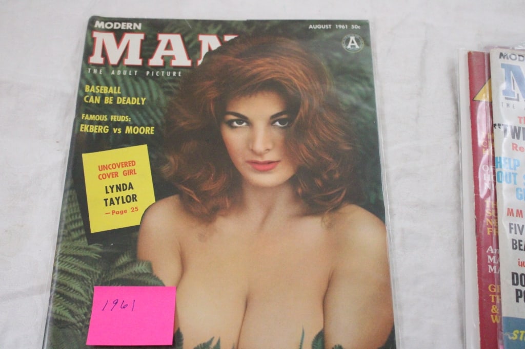 4 Risque Nude Men's Magazines - 16