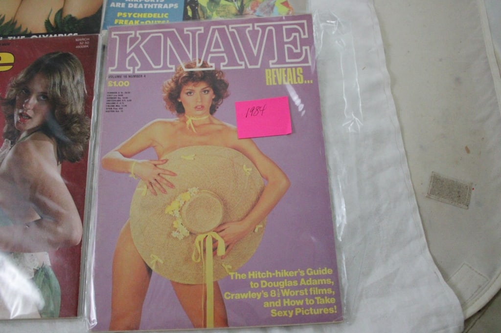 4 Risque Nude Men's Magazines - 2