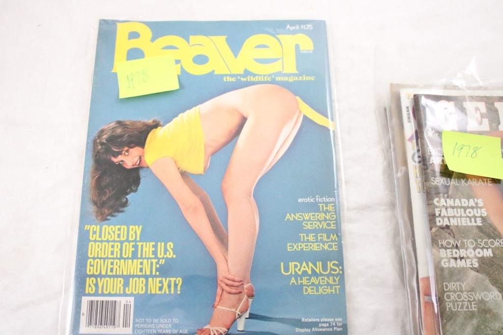 4 Risque Nude Men's Magazines - 11