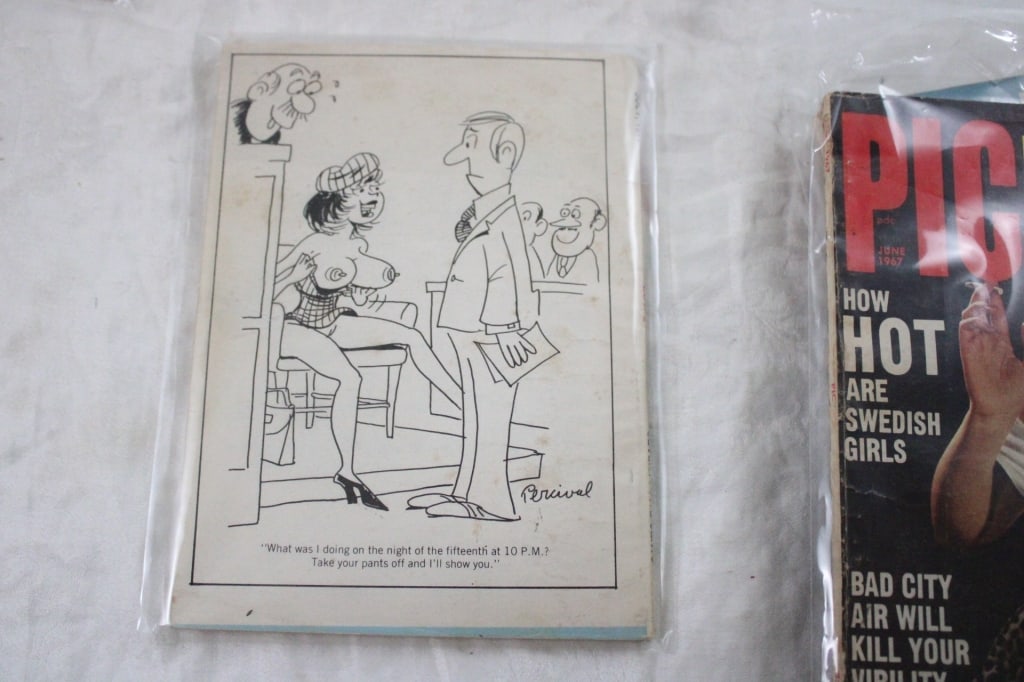 6 Pocket Size Nude Pin Up Magazines 1950's, 70's - 11