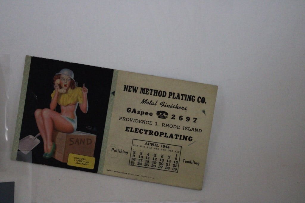 Risque Pin Up Postcards, Ink Blotters, Calendar - 5