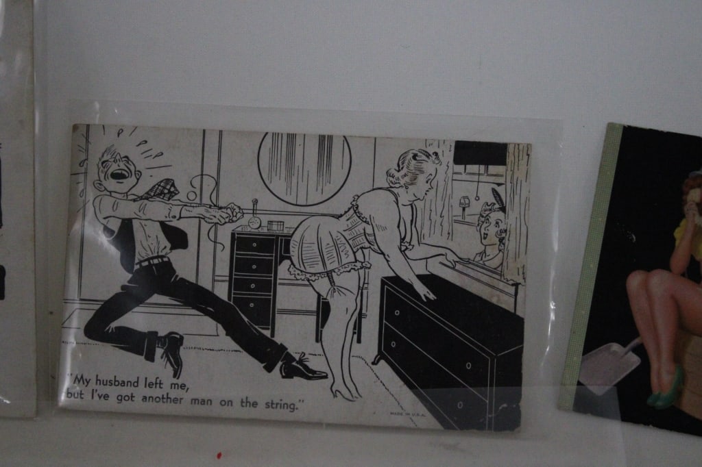 Risque Pin Up Postcards, Ink Blotters, Calendar - 6