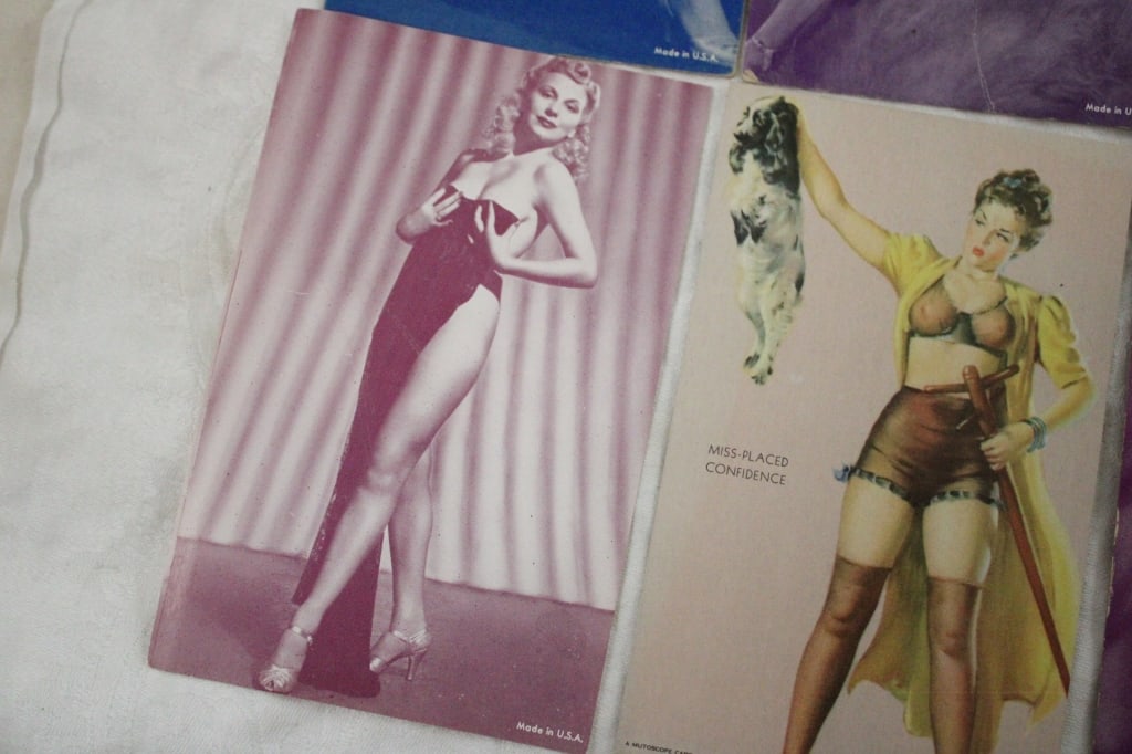 13 Mutoscope Arcade Pin Up Cards - 11