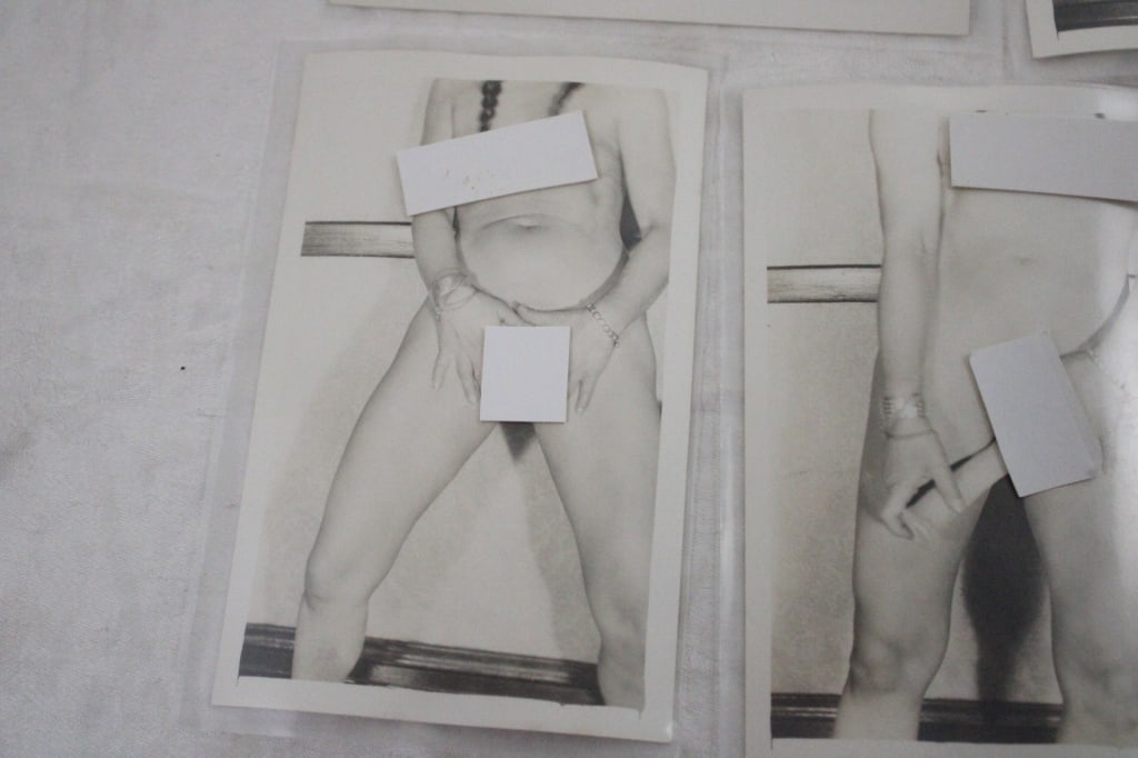 5 Black and White Adult Photo Postcards - 4