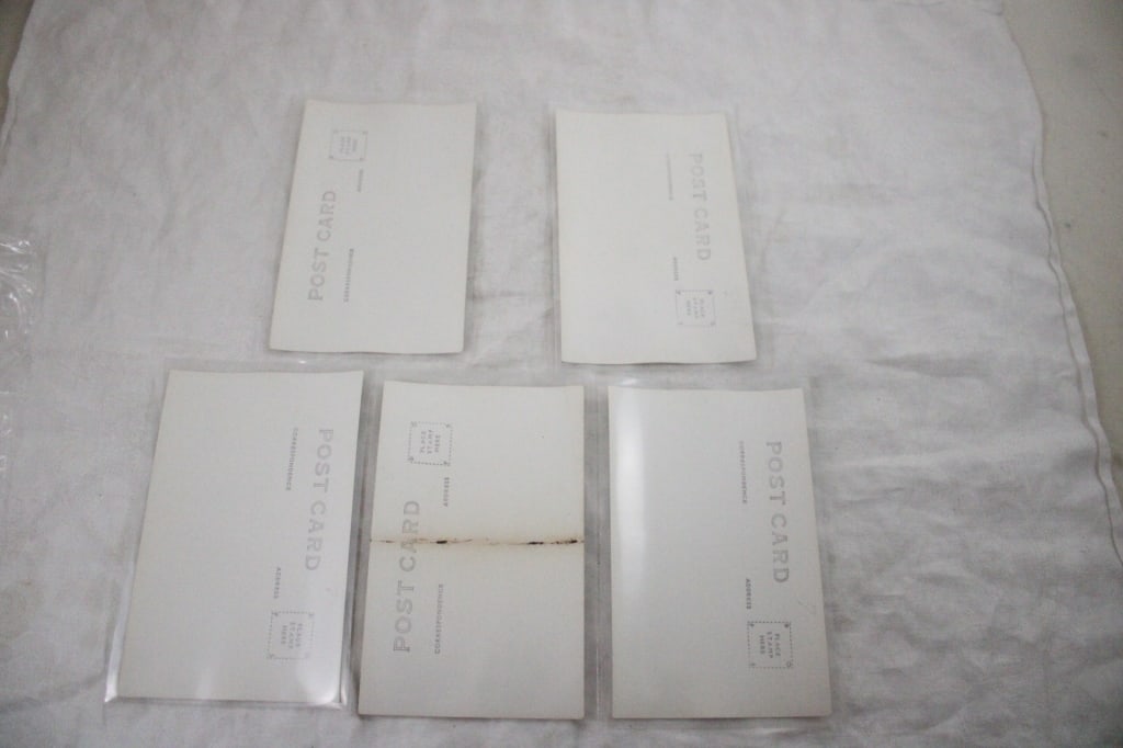 5 Black and White Photo Postcards - 7