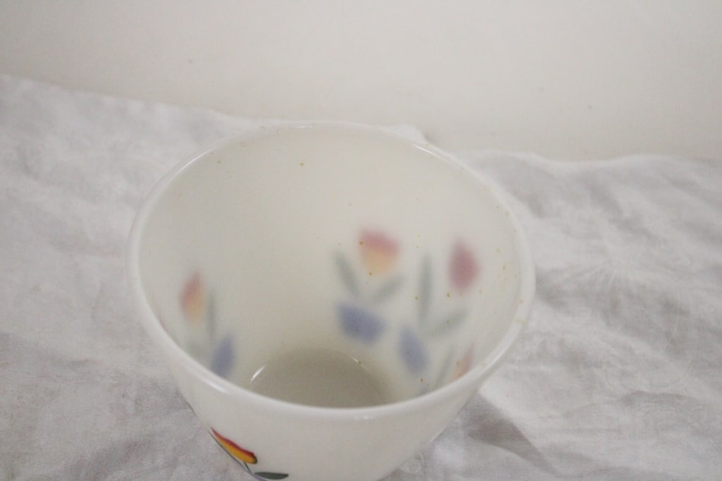 Fire King Tulip Grease Jar with Lid Very Good - 7