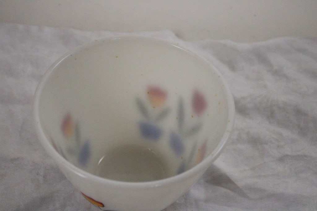 Fire King Tulip Grease Jar with Lid Very Good - 8