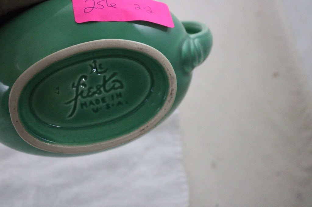 Fiesta HLC Gravy Boat, 6" Ice Lip Pitcher - 7