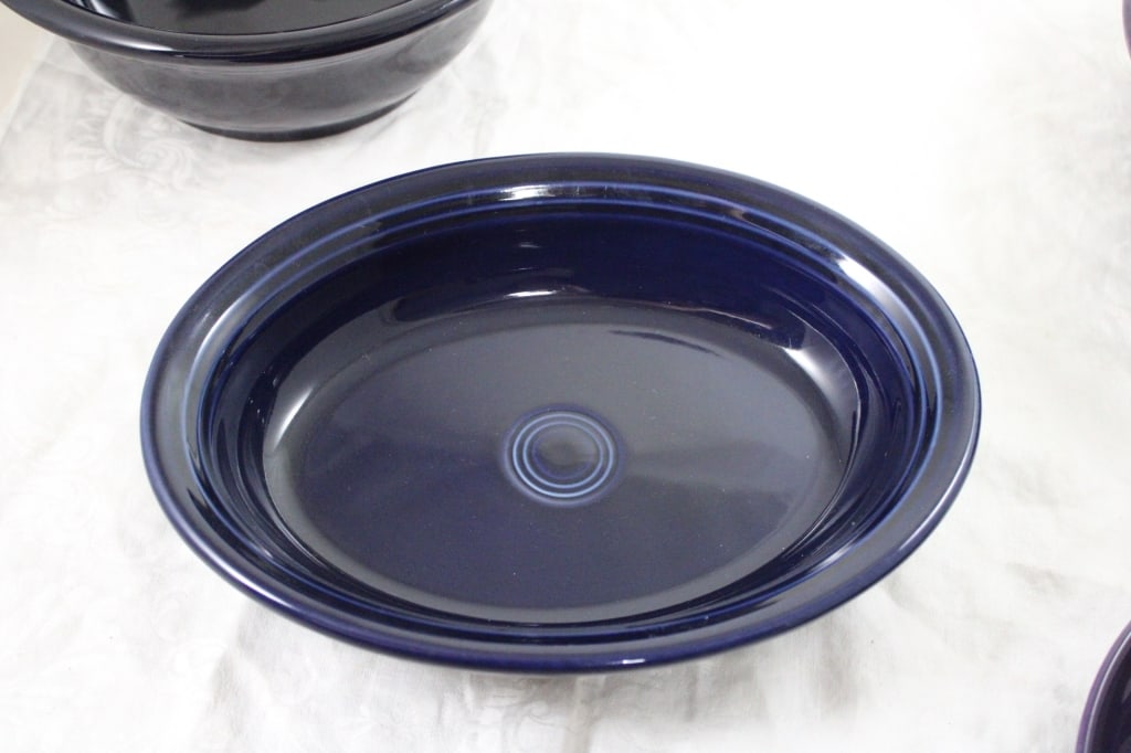 Fiesta HLC Pie Plate, Platter and Serving Bowl - 10