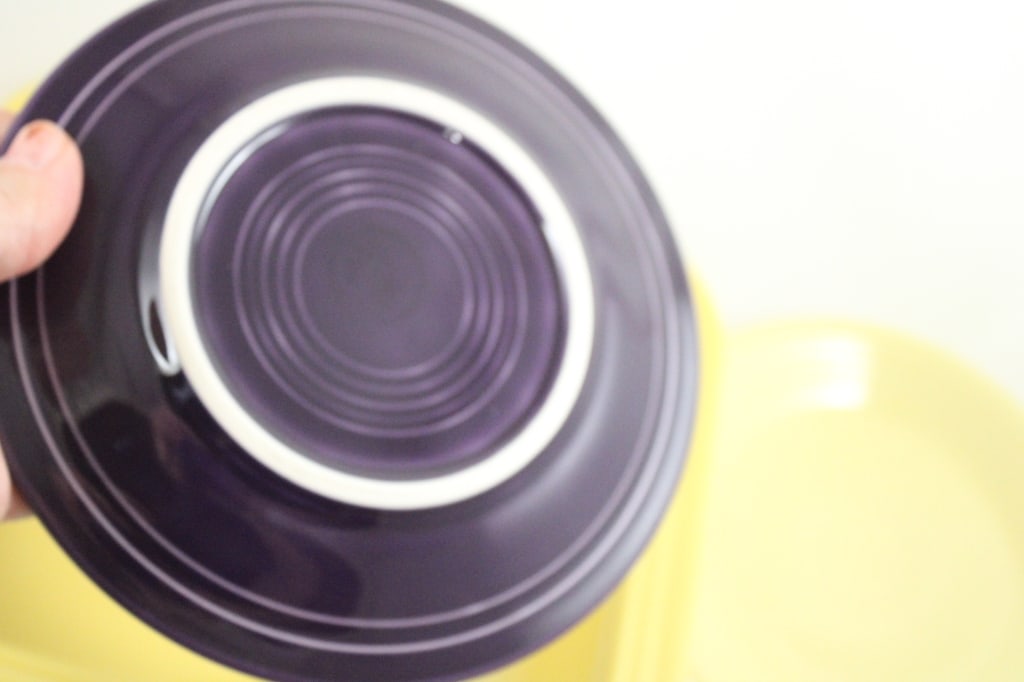 Fiesta HLC Square Casserole, 6 Dessert Plates - 6