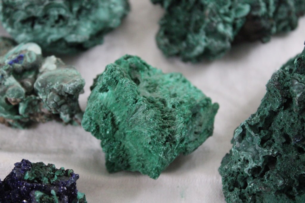 Geological Azurite Malachite & Raw Malachite - 10
