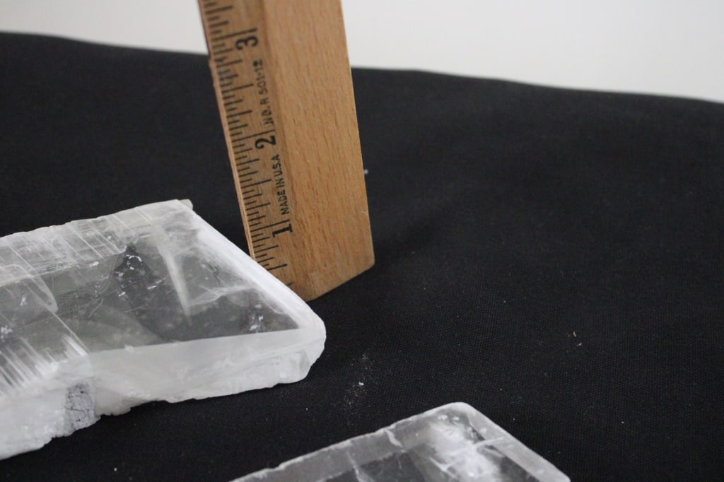 Geological Natural Raw Selenite Crystal Slabs - 11