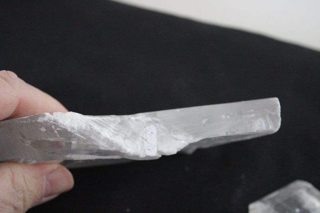 Geological Natural Raw Selenite Crystal Slabs - 4