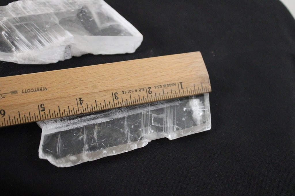 Geological Natural Raw Selenite Crystal Slabs - 9