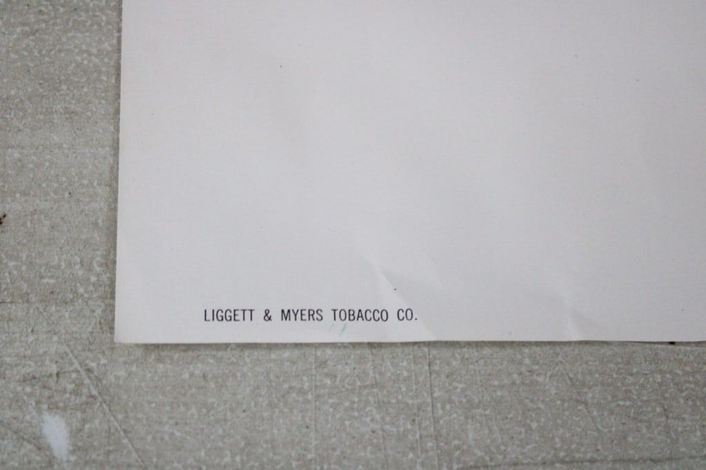 2 1950's Chesterfield Cigarette Poster Banner Ads - 11