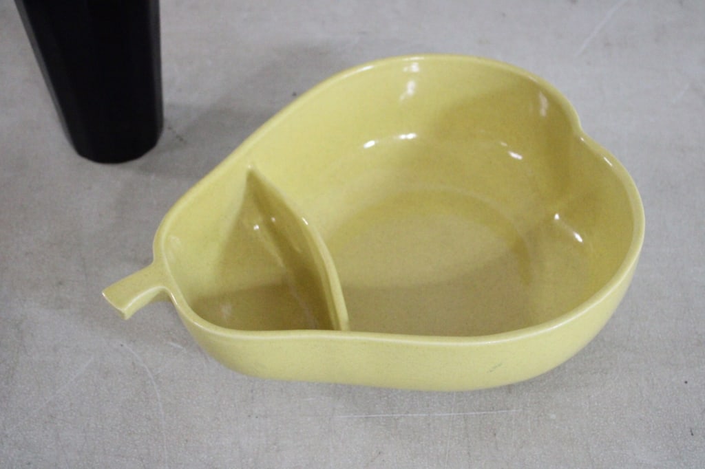 Red Wing Pottery Vase, Console, Pear Pfaltzgraff - 11