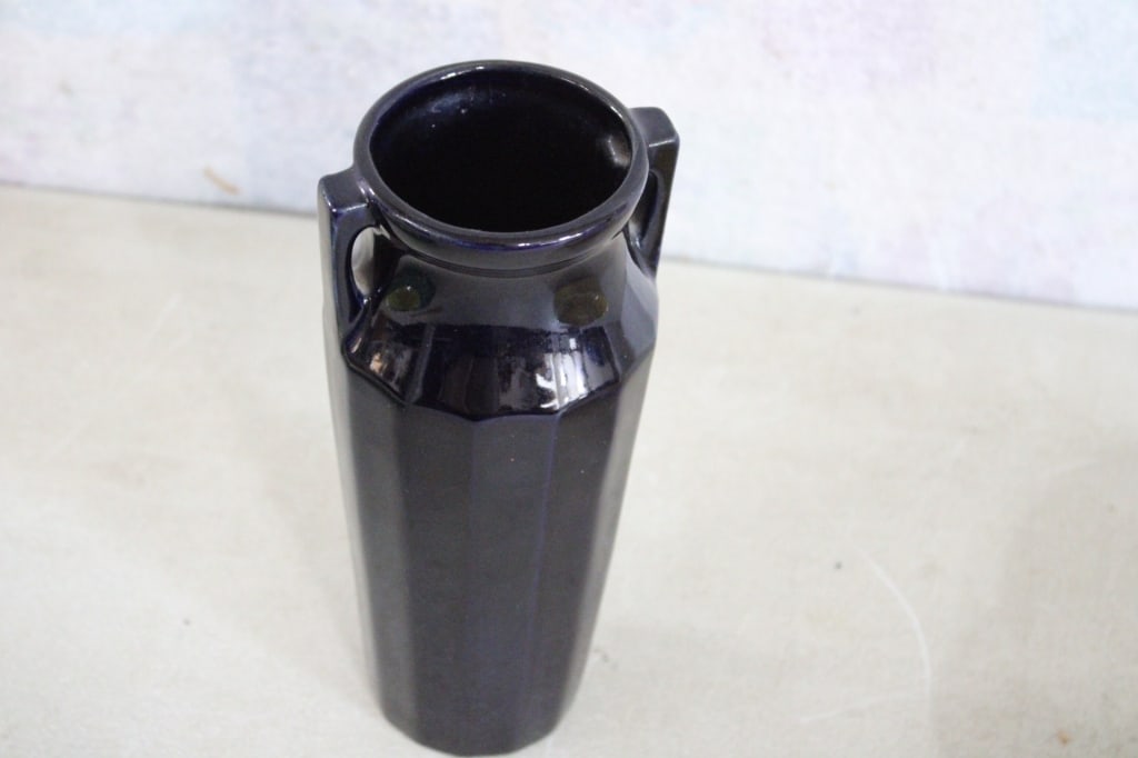 Red Wing Pottery Vase, Console, Pear Pfaltzgraff - 17