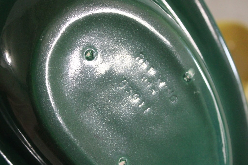 Red Wing Pottery Vase, Console, Pear Pfaltzgraff - 7