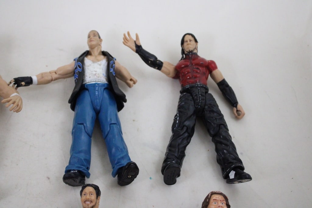 10 WWE WWF Titan Tron Wrestler Figures JAKKS - 3