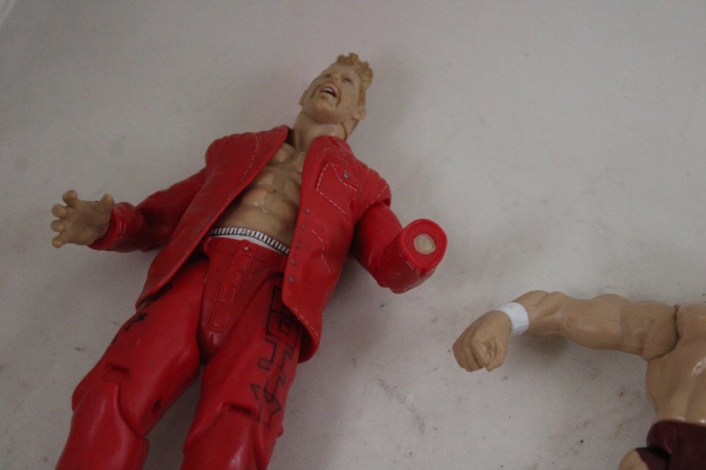 10 WWE WWF Titan Tron Wrestler Figures JAKKS - 7