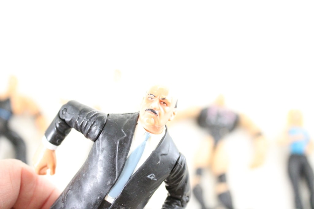 10 WWE WWF Titan Tron Wrestler Figures JAKKS - 12