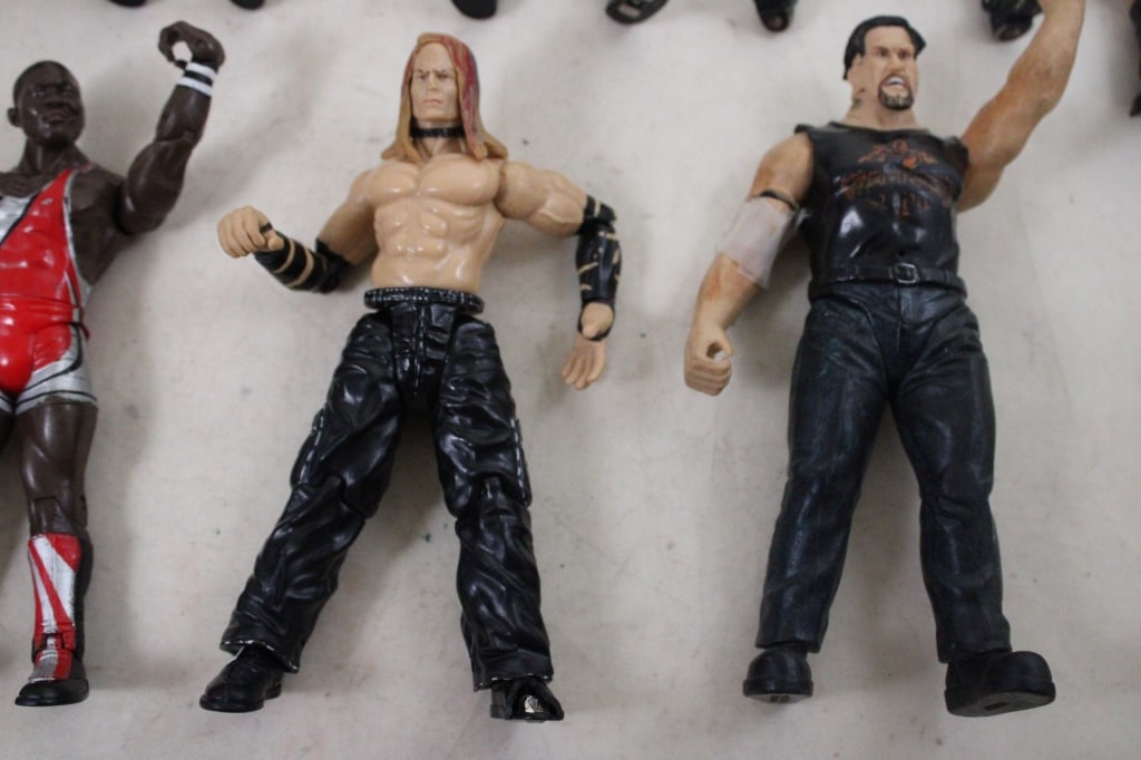 10 WWE WWF Titan Tron Wrestler Figures JAKKS - 4