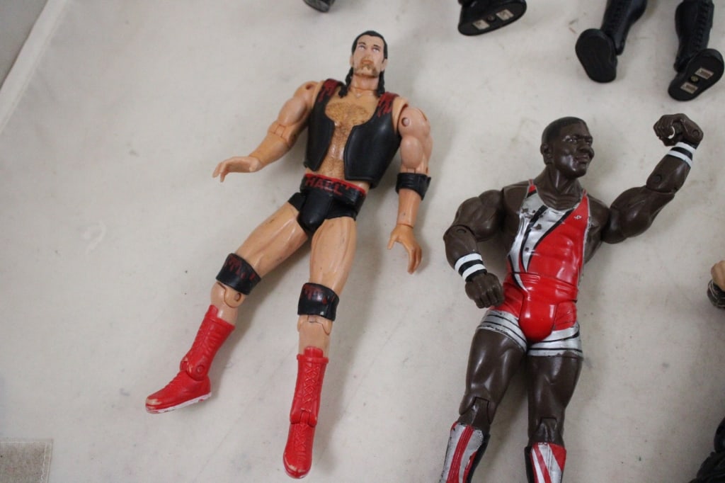 10 WWE WWF Titan Tron Wrestler Figures JAKKS - 6