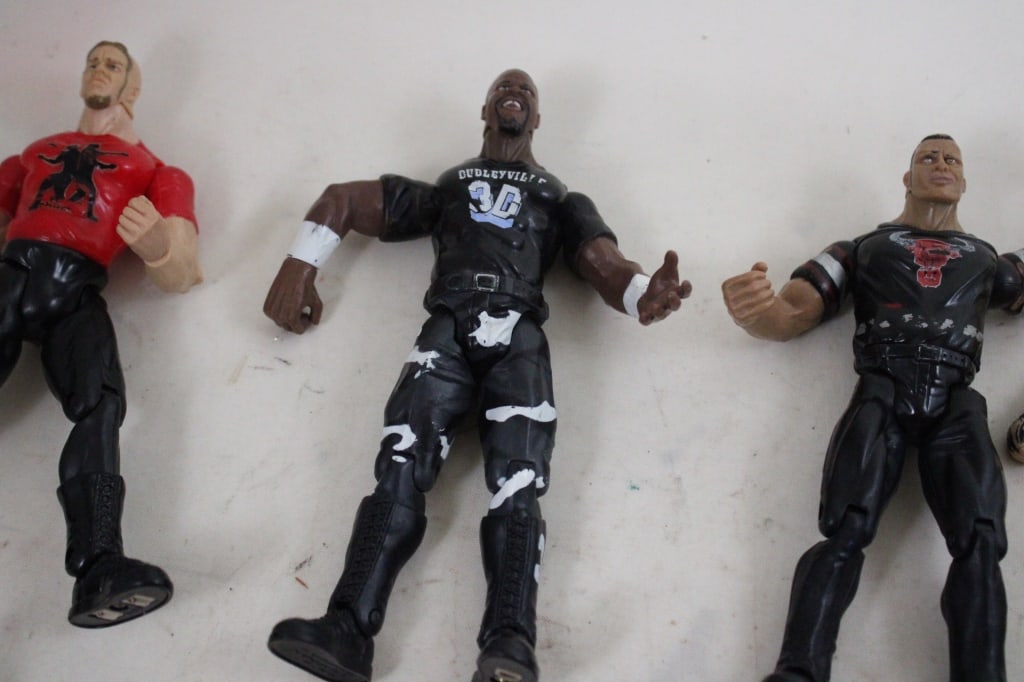 10 WWE WWF Titan Tron Wrestler Figures JAKKS - 8