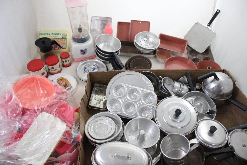 Child's Play Kitchen Bakeware, Dishware, Appliance (1 of 16)