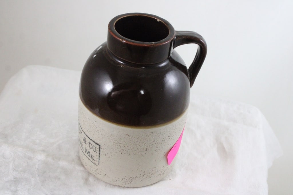 E Swasey Oyster Advertising Stoneware Jar - 3