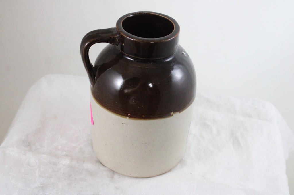 E Swasey Oyster Advertising Stoneware Jar - 5