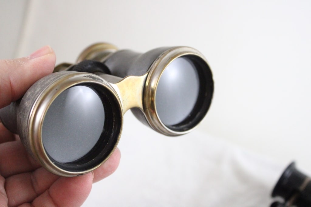2 Pair Antique Binoculars, 2 Pair Opera Glasses - 11